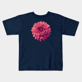 Red Violet Mums (Chrysanthemums) Flower Abstract Nature Art Kids T-Shirt